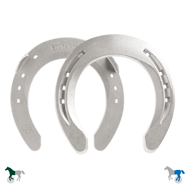 Herradura de Aluminio Equi-Librium Mano Clip en Cuartos