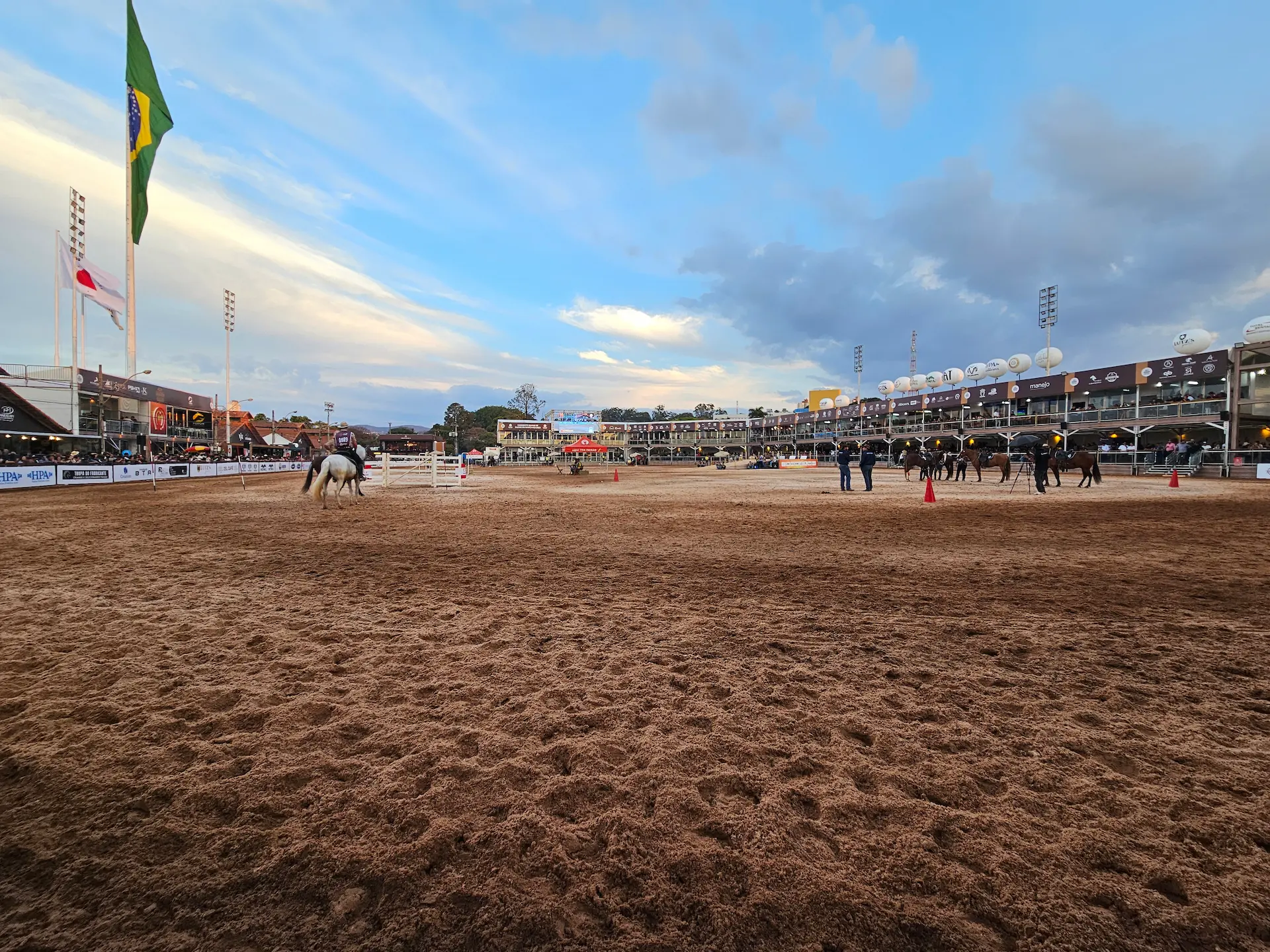 Arena da 43ª Exposição Nacional do Cavalo Mangalarga Marchador