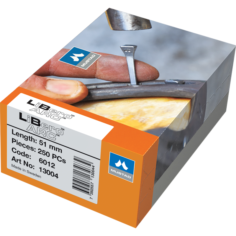 Clavos Mustad LiBero ARC para salto ecuestre
