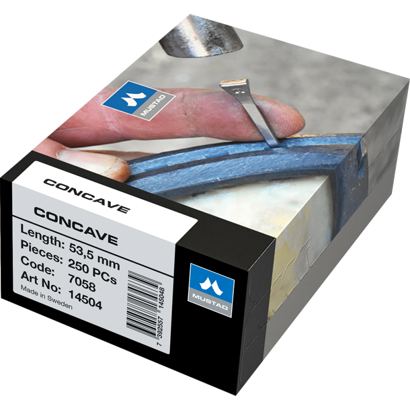Clavo Mustad Concave – Cabeza angulada para un clavado optimizado